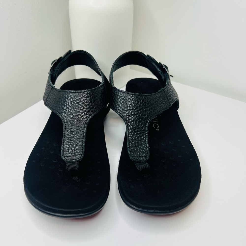 Vionic Black Textured Sandals - image 1